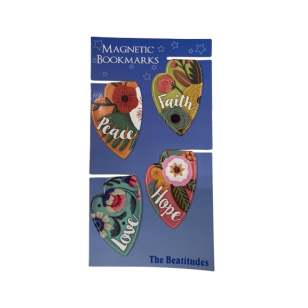 心形軟磁英文聖經金句經文書籤 - Heart  shape Bible verses MAGNETIC BOOKMARS - 12 